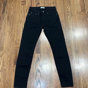 Zara Black Skinny Jeans Size 4 NWOT